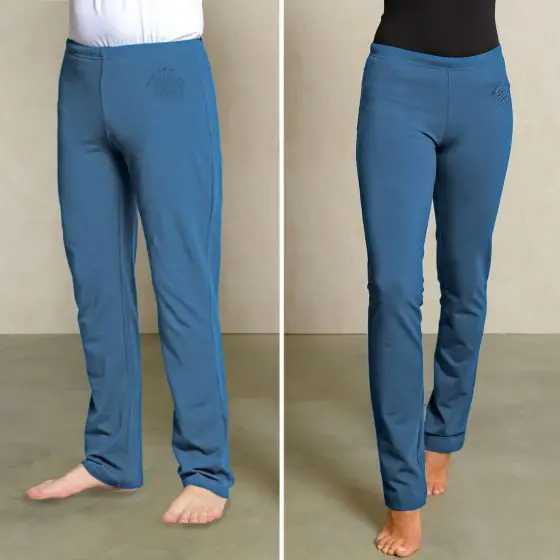 Wellness pants denim blue