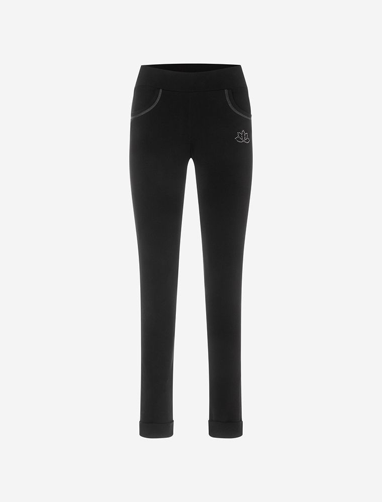 Legging, Hose, schwarz, Lotus, black
