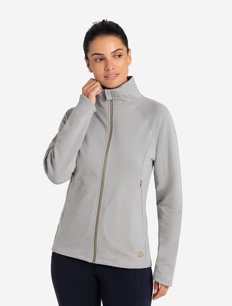 Women Jacket Pebble Gray