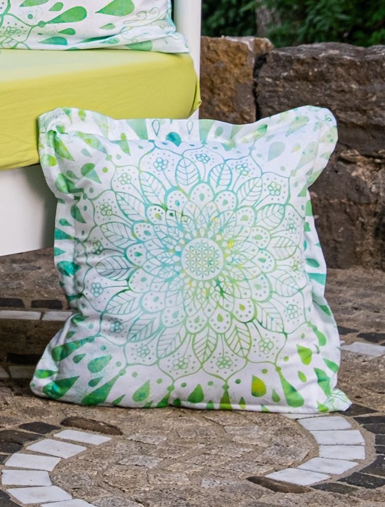 Kissenbezug Green Dream 40/40 inkl. Füllkissen