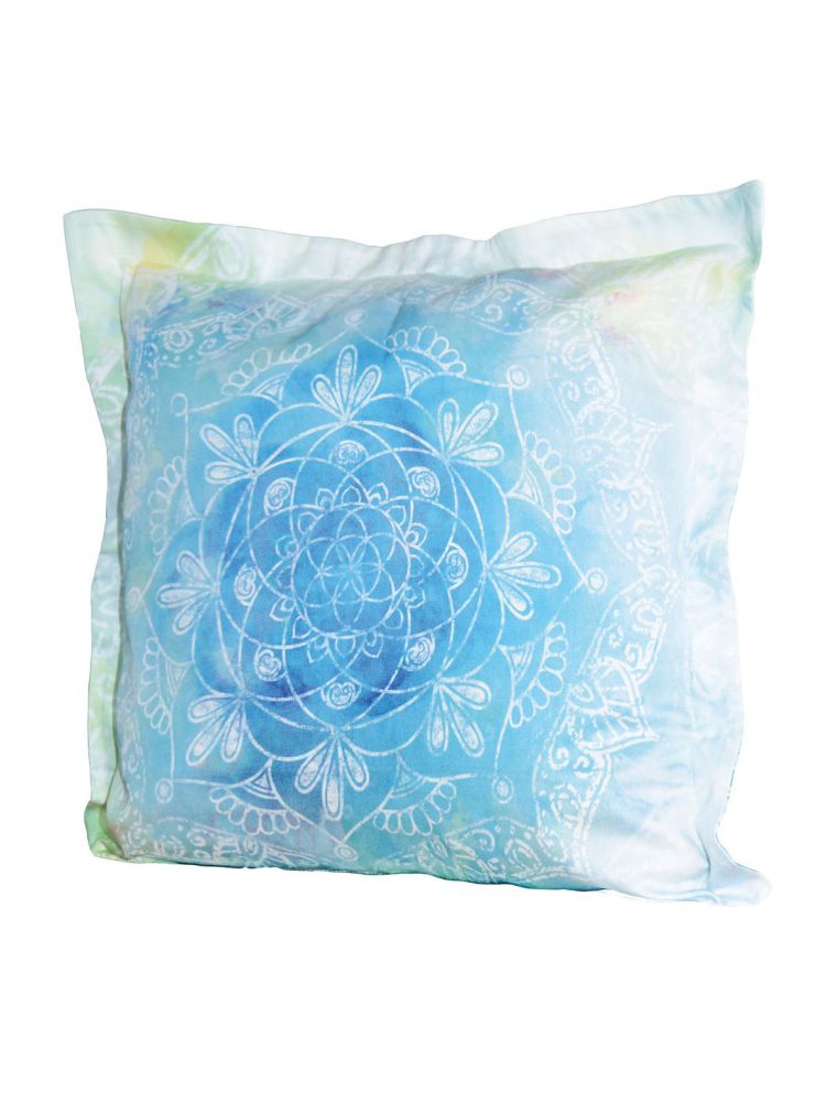 Kissen, Bunt, Mandala, Fibonacci, Bio-Baumwolle, Pillow, colorful, mandala, Fibonacci, organic cotton,