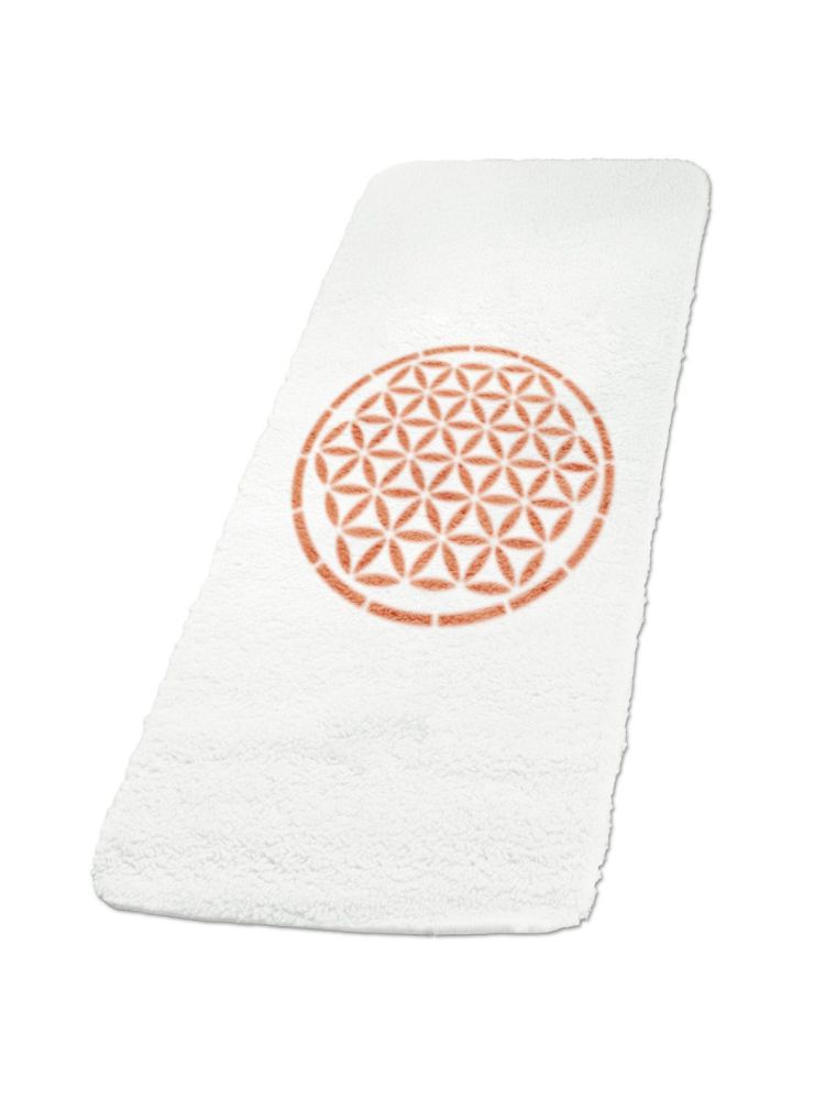 Yogamatte Lebensblume Design gefüllt