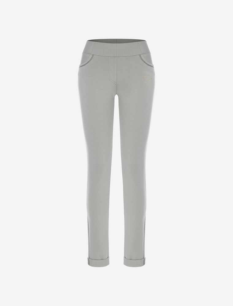Hose, Jegging, Legging, grau, grey, Lotus